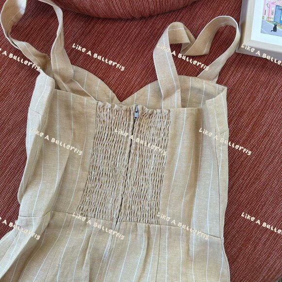 Reformation Miso Linen Dress - Yellow - Picture 9 of 10